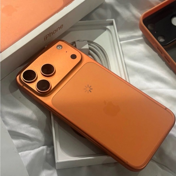 Apple iPhone in Bold Orange